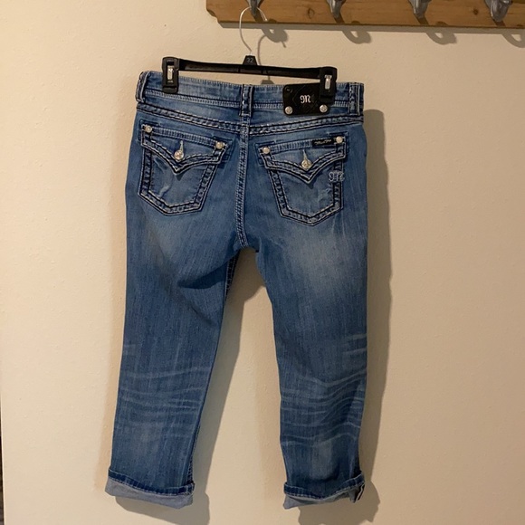 Miss Me Jeans Sz 27 Boyfriend Capri - Picture 3 of 6